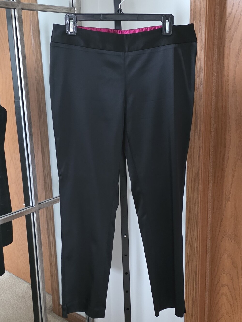 White House Black Market Legacy Satin Slim Leg Pant